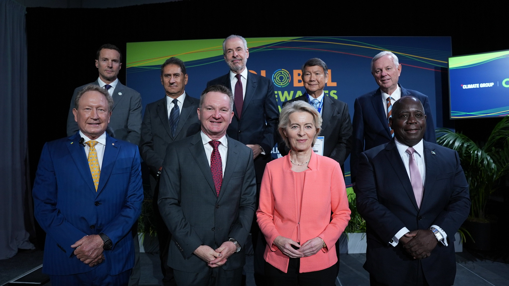 Andrew Forrest and Ursula von der Leyer