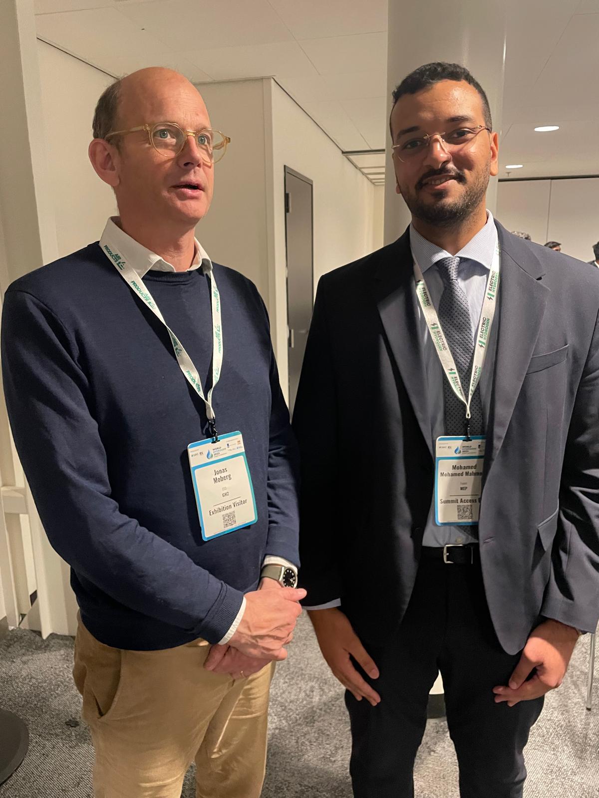 Mohmad Mohamed Mahmoud, Mauritanian government gives Jonas an update on the progress towards a host government agreement with CWP Global.