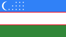 uzbek flag